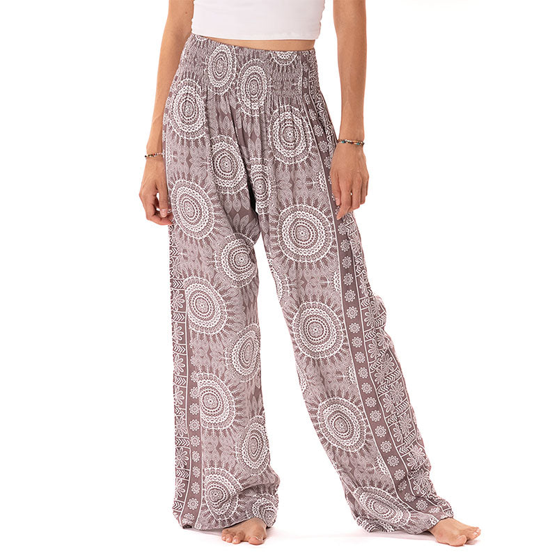 Nosara Printed Wide Leg Pants | Lotus and Luna - LotusAndLuna