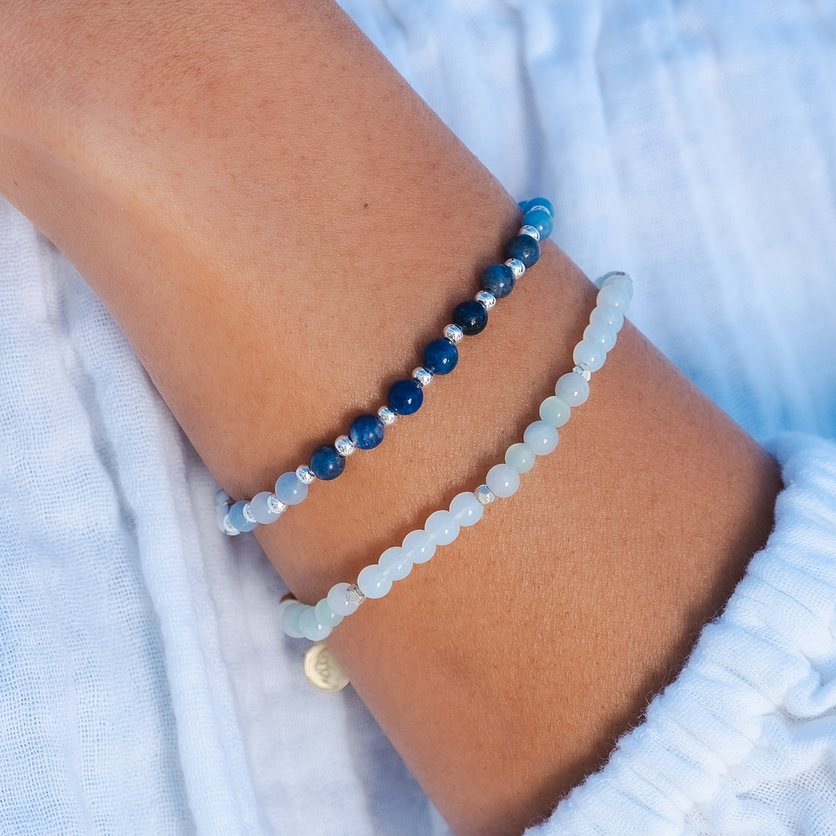 Wisdom, Intuition, and Inner Peace Bracelet Stack