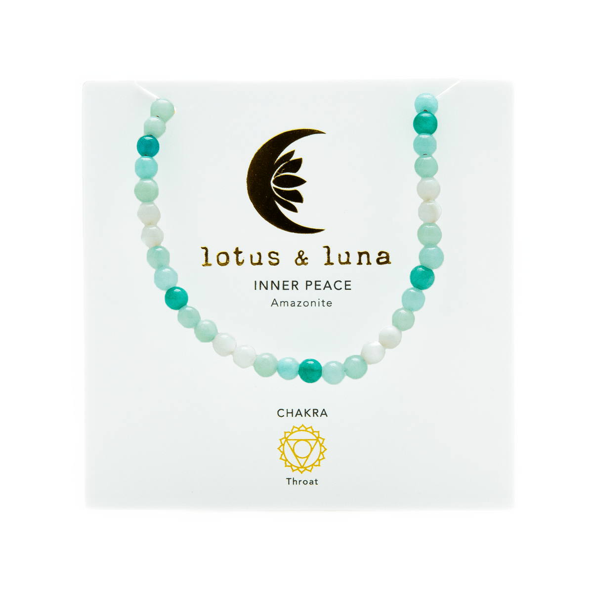 Inner Peace 4mm Healing Necklace - LotusAndLuna