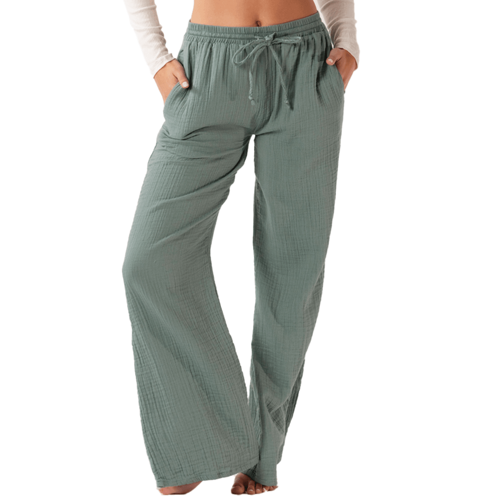 Sage Cotton Cabana Pants LotusAndLuna