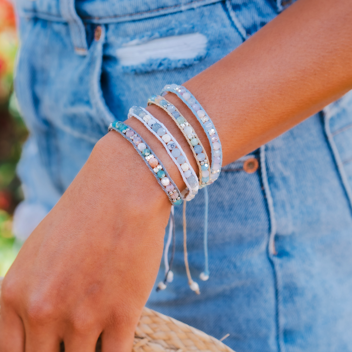 Sirens in the Seagrass Ocean Single Bracelet