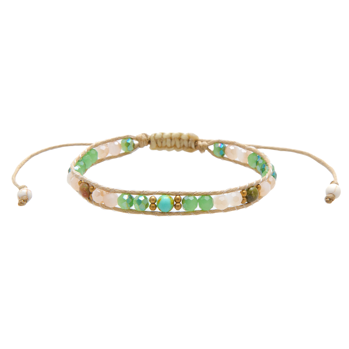 Sunshine and Sage Earth Single Bracelet