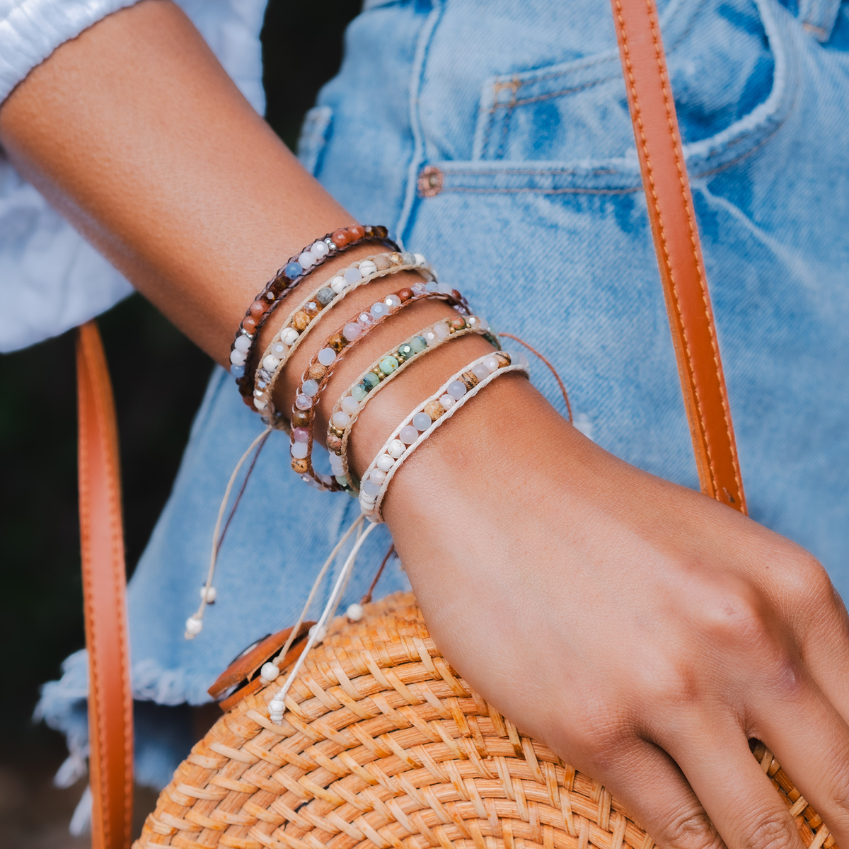 Sunshine and Sage Earth Single Bracelet