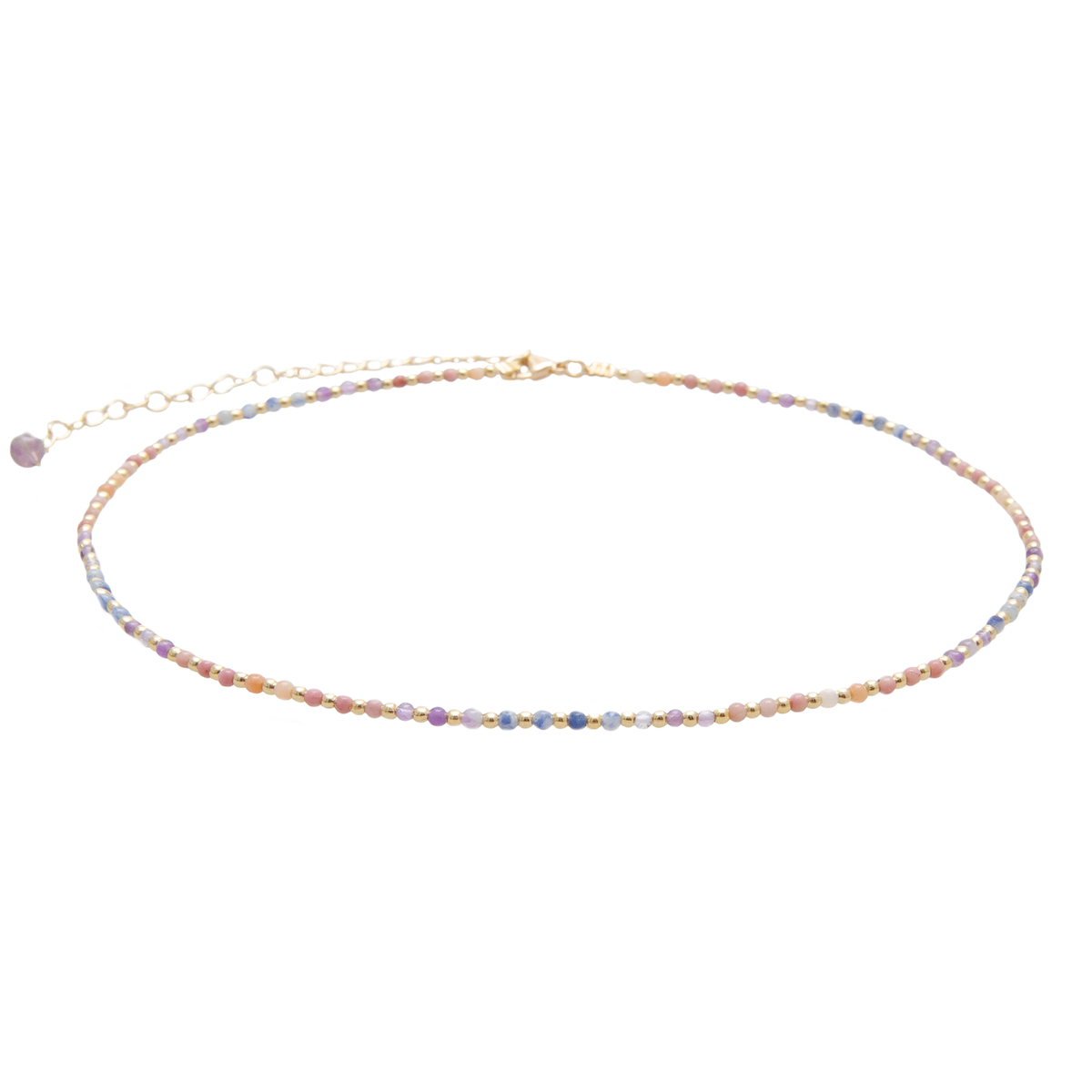 Energy Healer 2mm + Circles in the Sand Necklace Stack