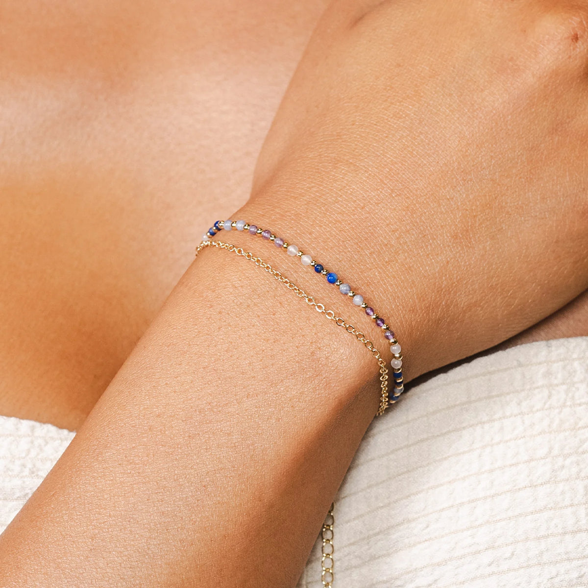2mm Master Manifestor + 2mm Vitality + 2mm Wisdom Bracelet Stack