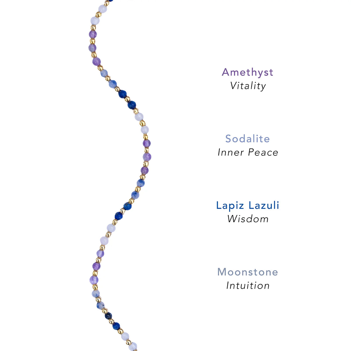 2mm Master Manifestor + 2mm Vitality + 2mm Wisdom Bracelet Stack