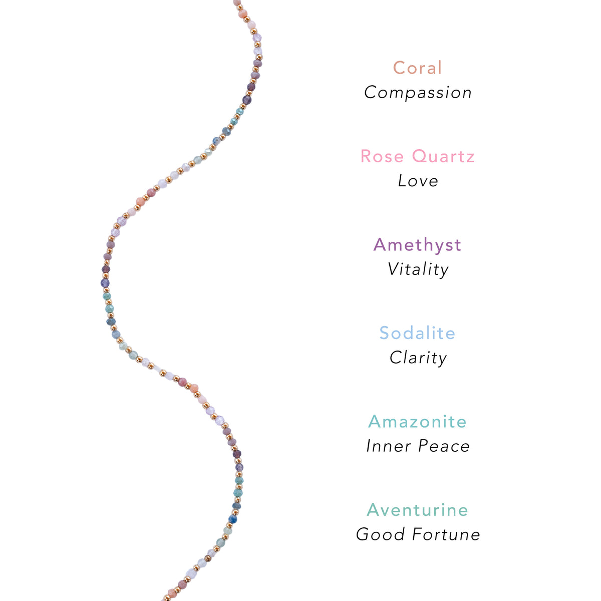Free Spirit 2mm Healing Necklace