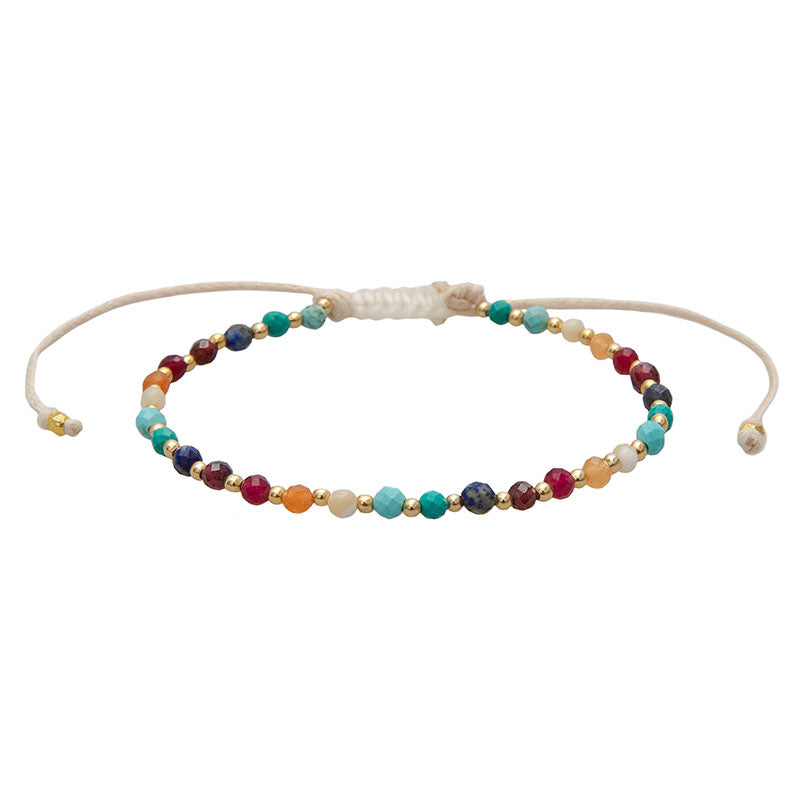 Divine Healer 3mm Healing Bracelet, flat lay
