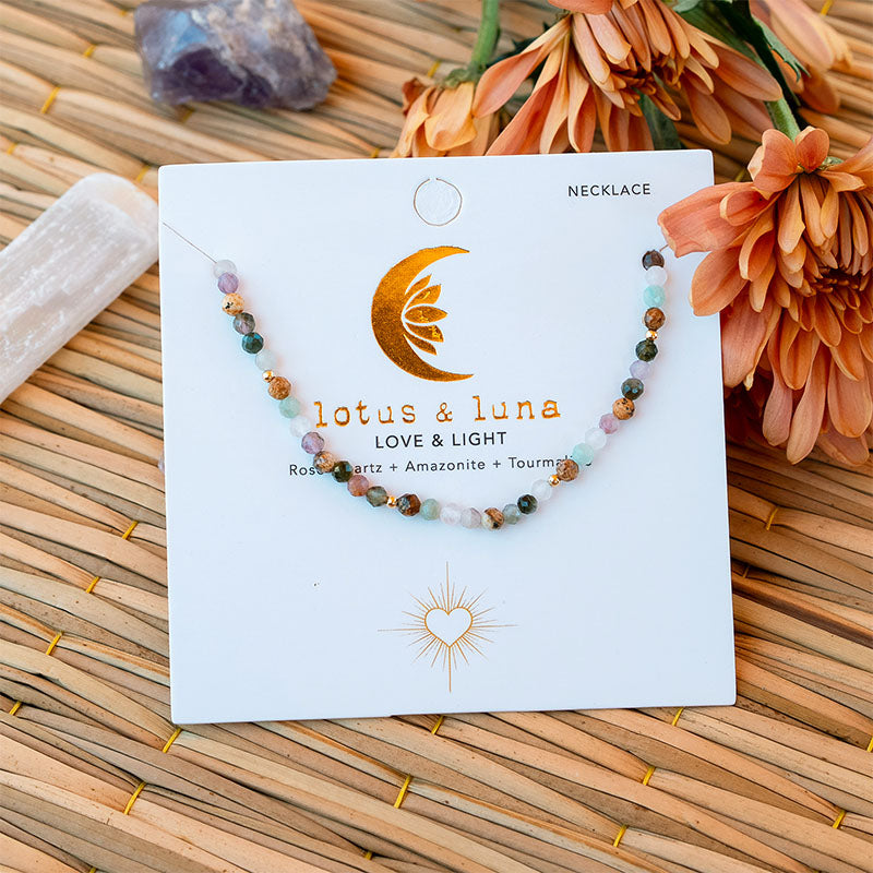 Love & Light 3mm Healing Necklace