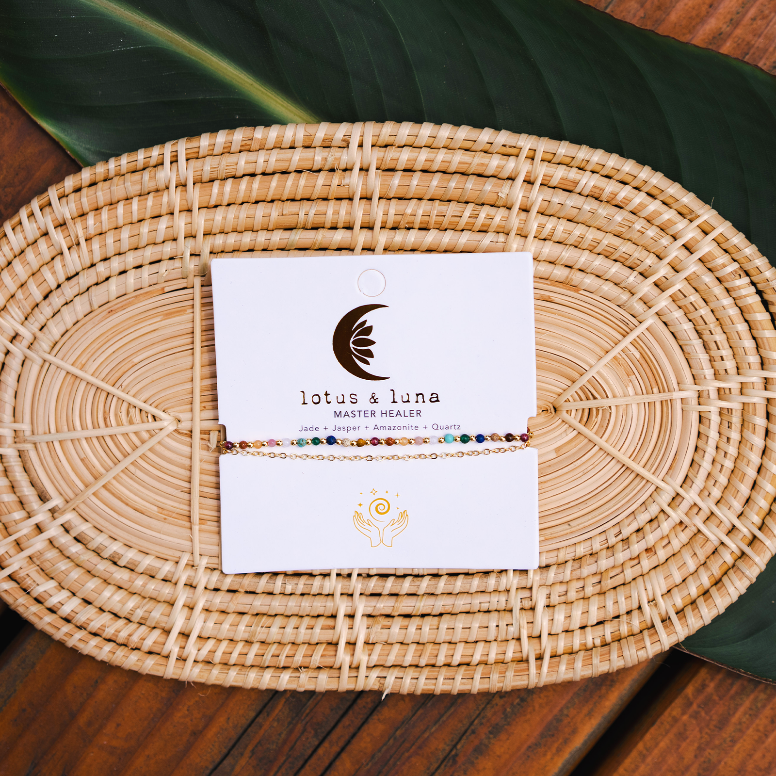 Master Healer 2mm Layered Healing Bracelet | Lotus and Luna