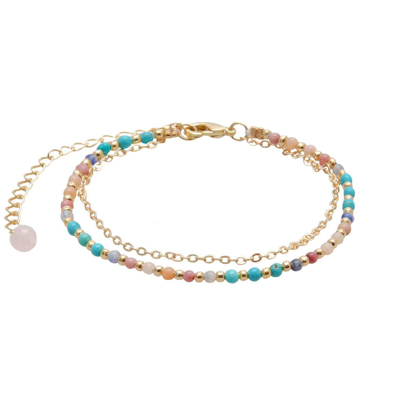 Sunset Chaser 2mm Layered Healing Bracelet from Lotus and Luna