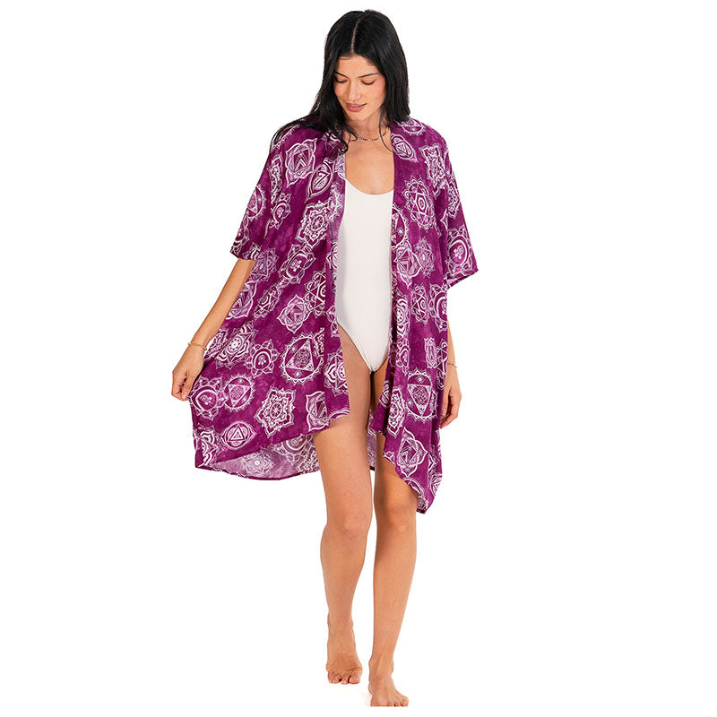 Magenta Chakra Kimono