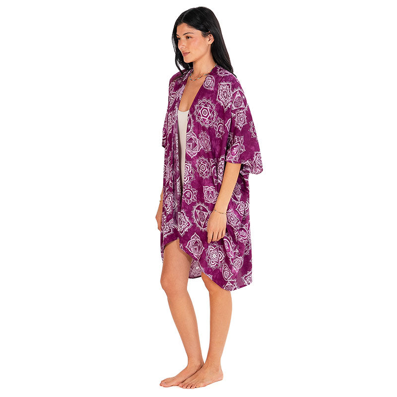 Magenta Chakra Kimono