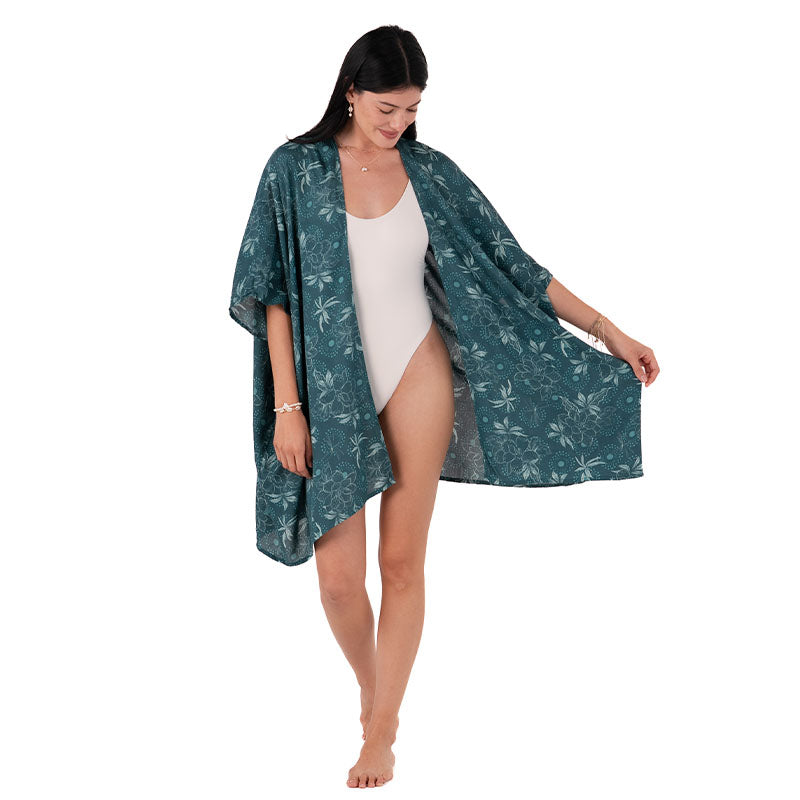Jade Dahlia Kimono