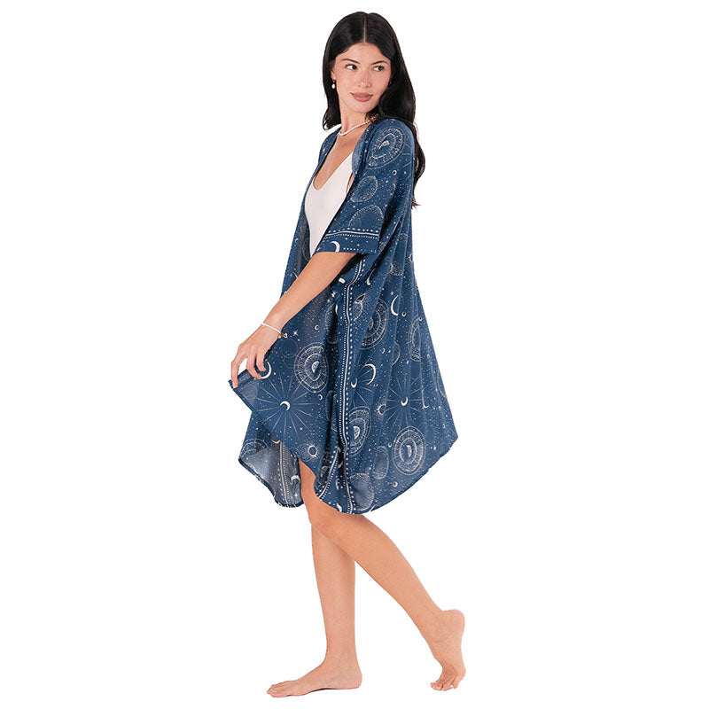 Sapphire Moonlight Kimono, side