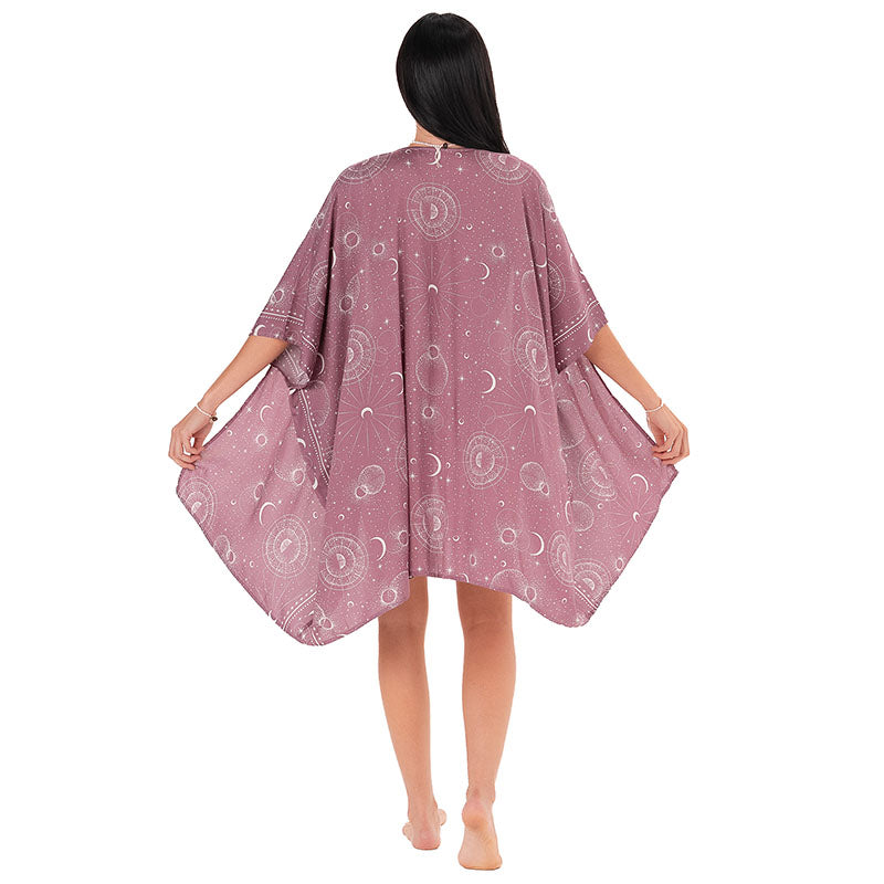 Mauve Moonlight Kimono, back