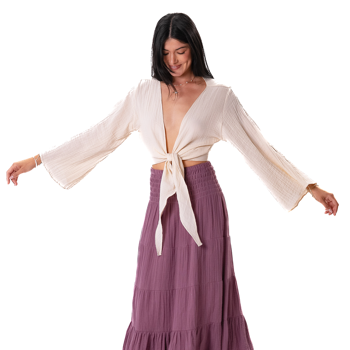 Cream Cotton Daydreamer Top