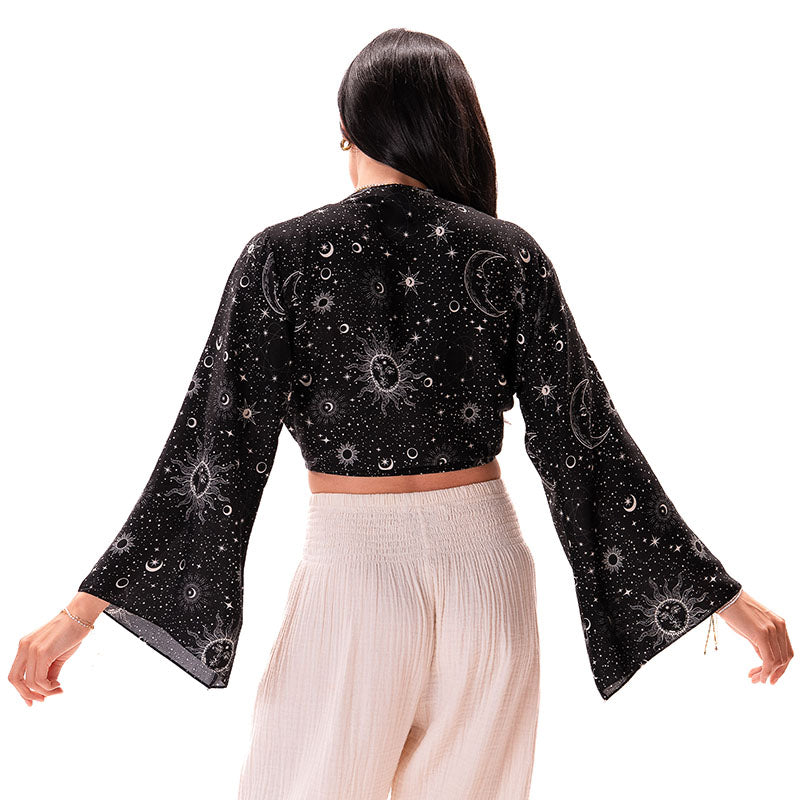 Raven Cosmic Sky Daydreamer Top