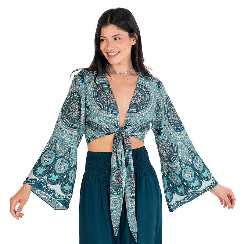 Sayulita Mandala Daydreamer Top, front