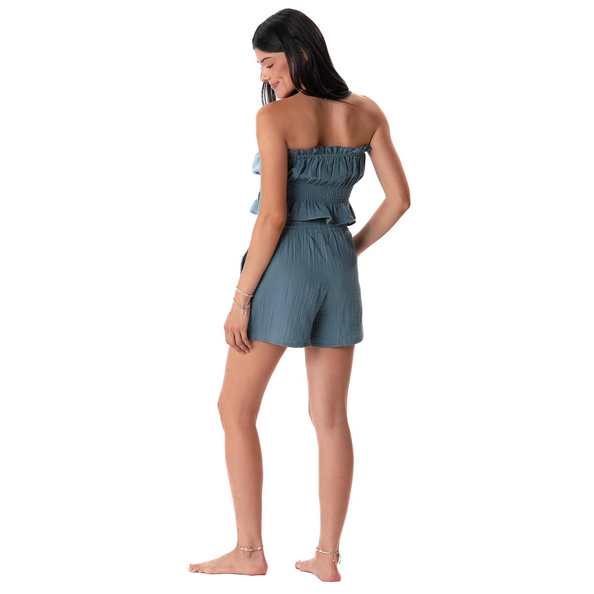 New Moon Blue Cabana Shorts