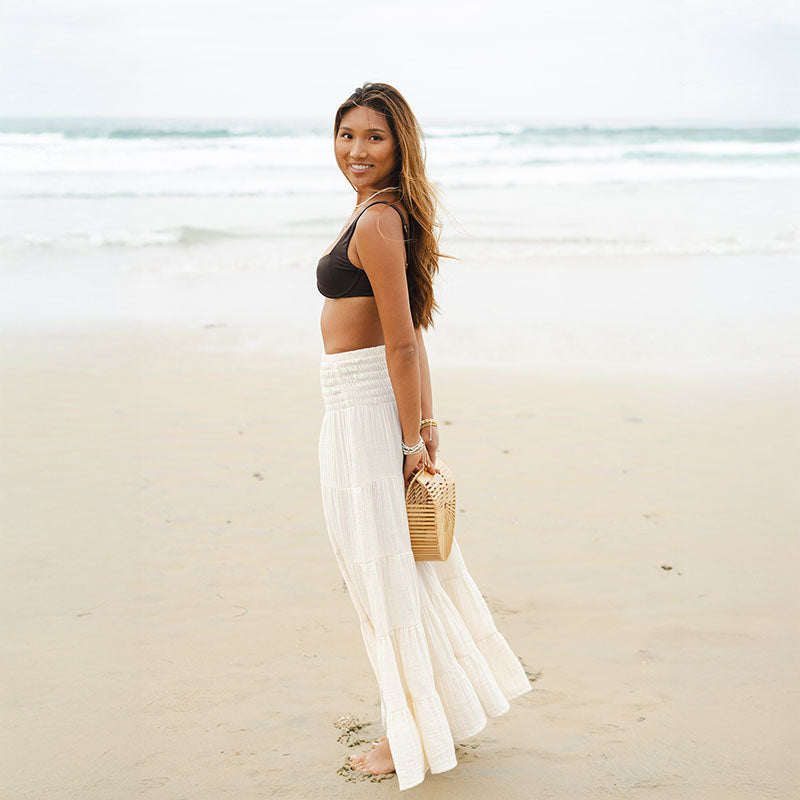 Cream Sundrift Maxi Skirt