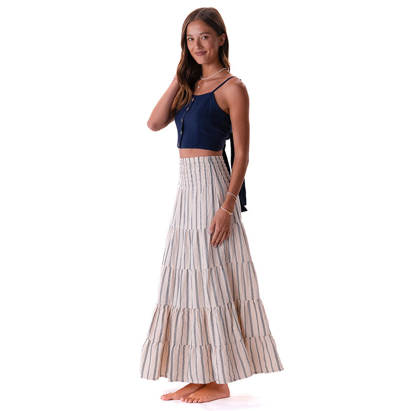 Sailor Stripe Sundrift Maxi Skirt