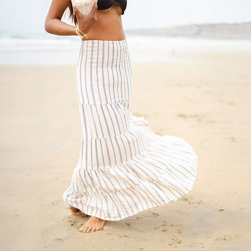 Sailor Stripe Sundrift Maxi Skirt