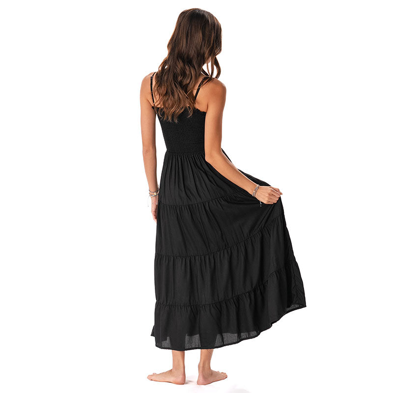 Black Mai Tai Maxi Dress