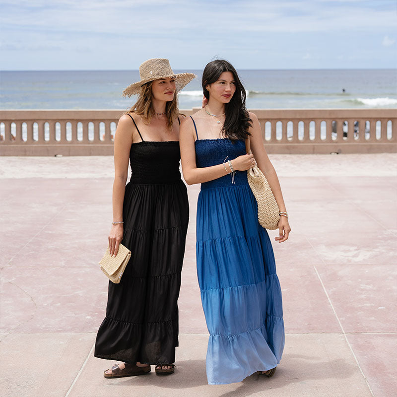 Ocean Mist Rayon Mai Tai Maxi Dress | Lotus and Luna