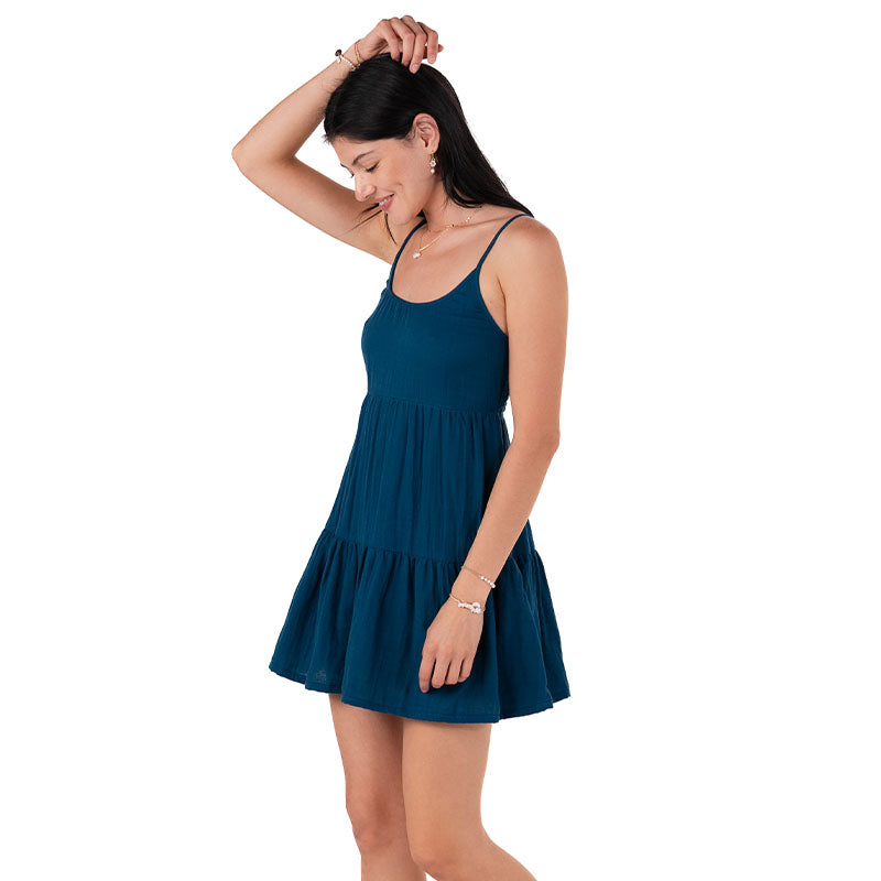 Deep Teal Bahama Sun Dress