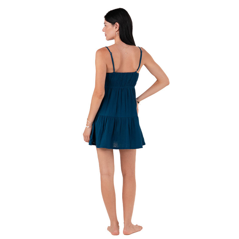 Deep Teal Bahama Sun Dress