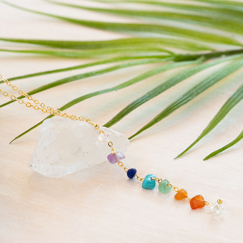 7 Chakra Raw Stone Jewelry Bundle