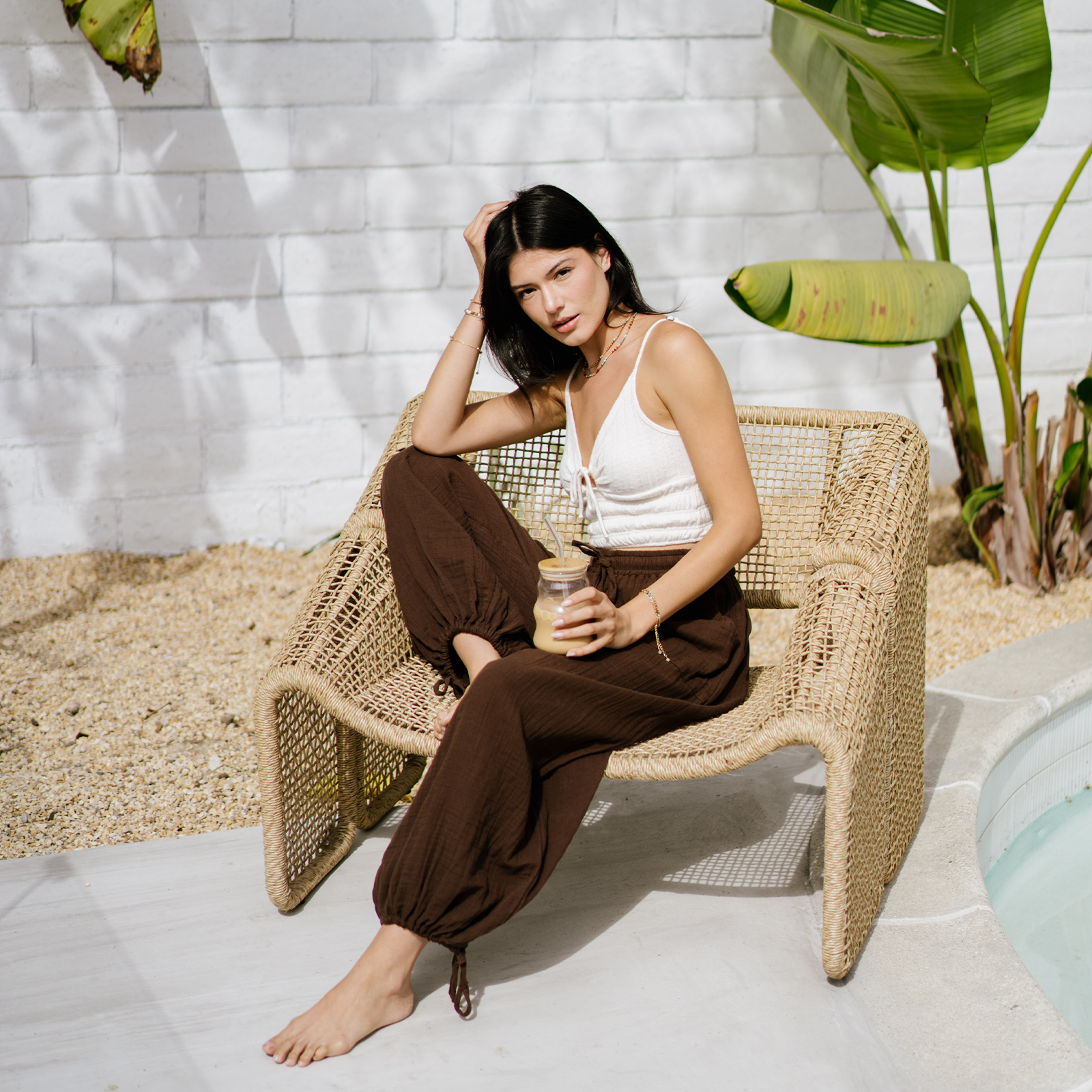 Espresso Adventure Cargo Pants | Lotus and Luna - LotusAndLuna
