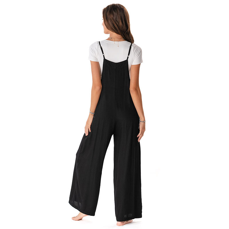 Black Rayon Nomad Jumpsuit