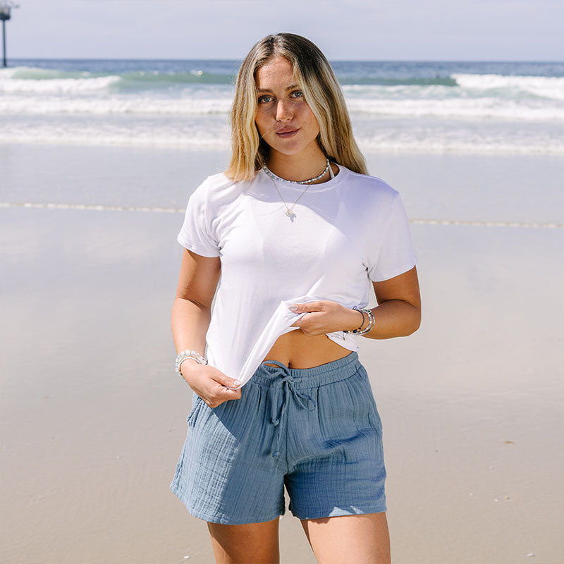 White Daily Tee