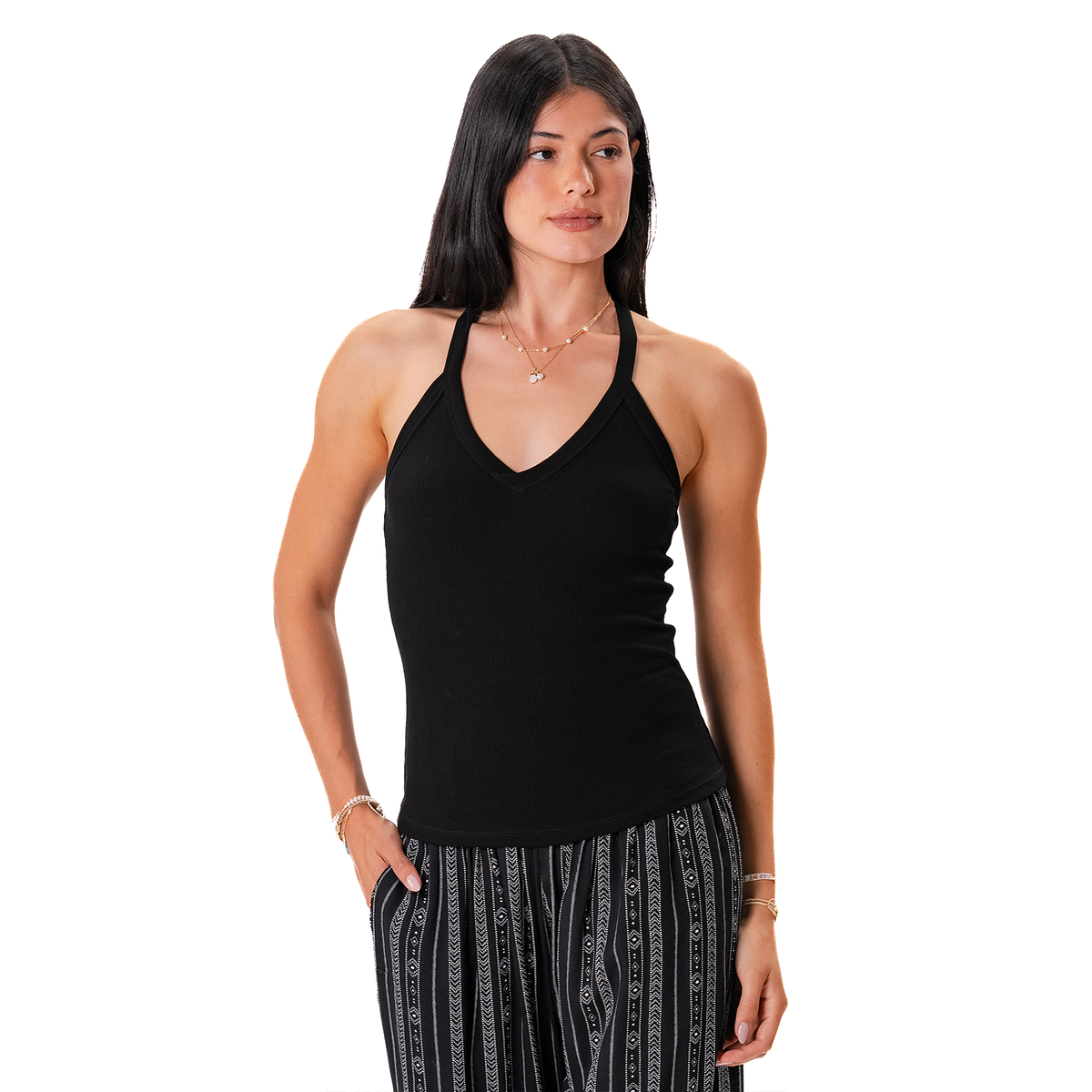 Black Riviera Tank