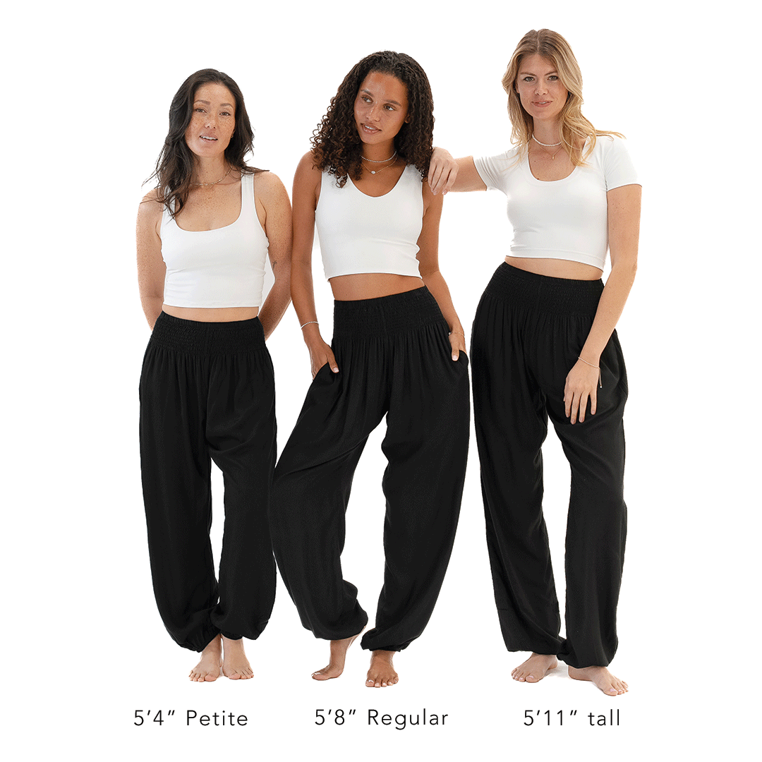 Black Harem Pants | Lotus and Luna - LotusAndLuna