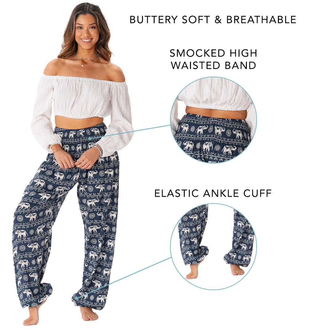 Chiang Dao Elephant Harem Pants