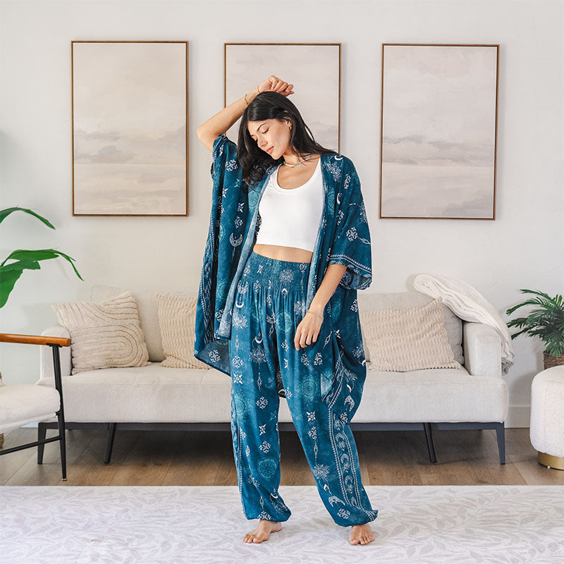 Cosmic Teal Lounge Set