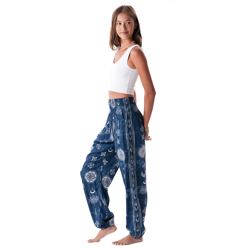 Nova Blue Harem Pants