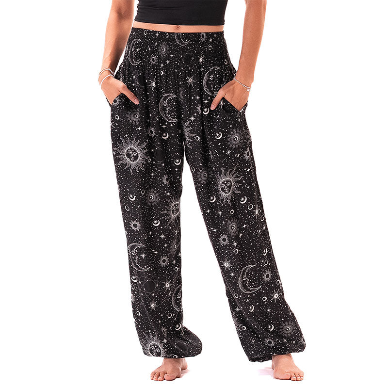 Raven Cosmic Sky Harem Pants