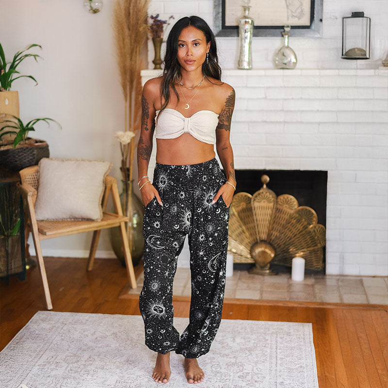 Raven Cosmic Sky Daydreamer Top + Harem Pants Set