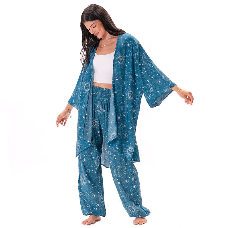 Turquoise Cosmic Sky Lounge Set
