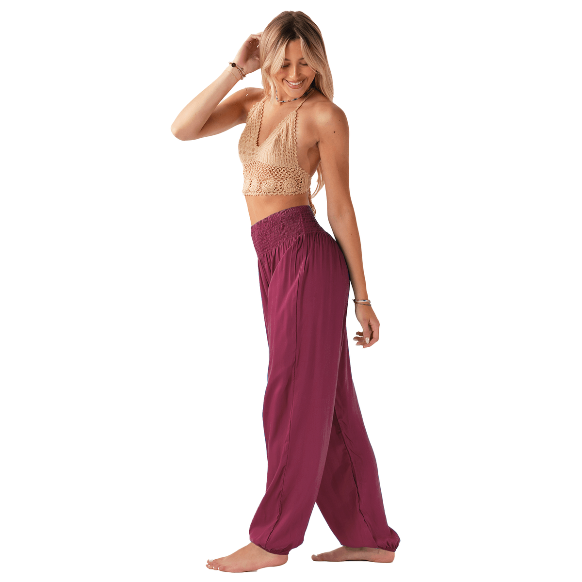 Berry Harem Pants