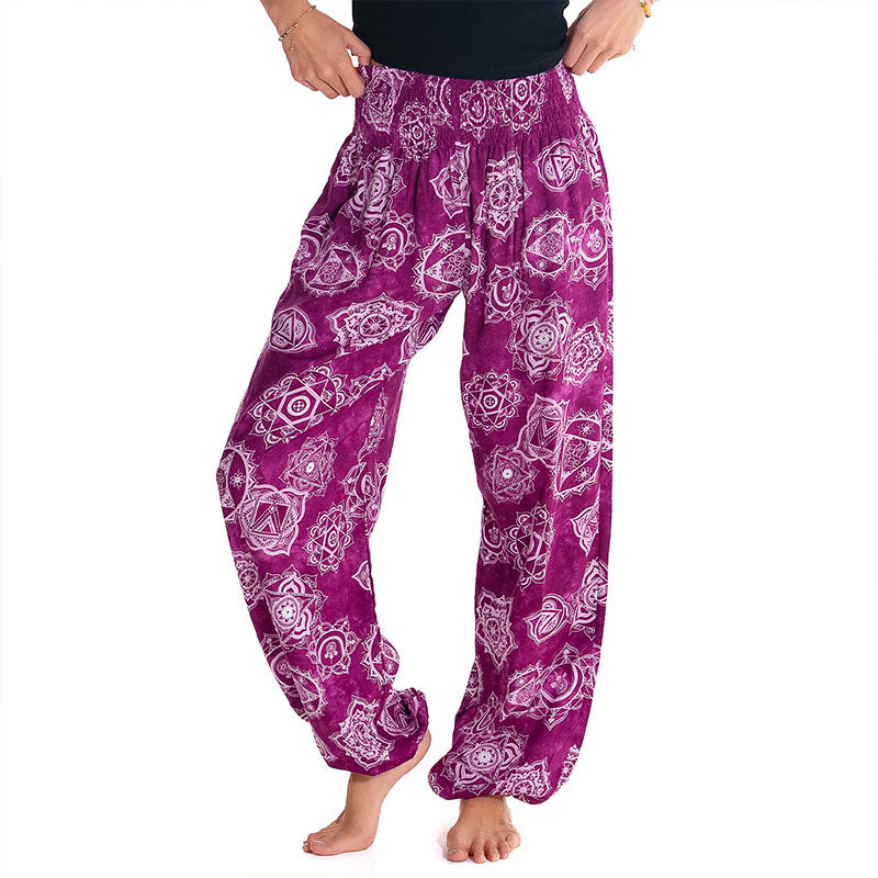 Magenta Chakra Harem Pants