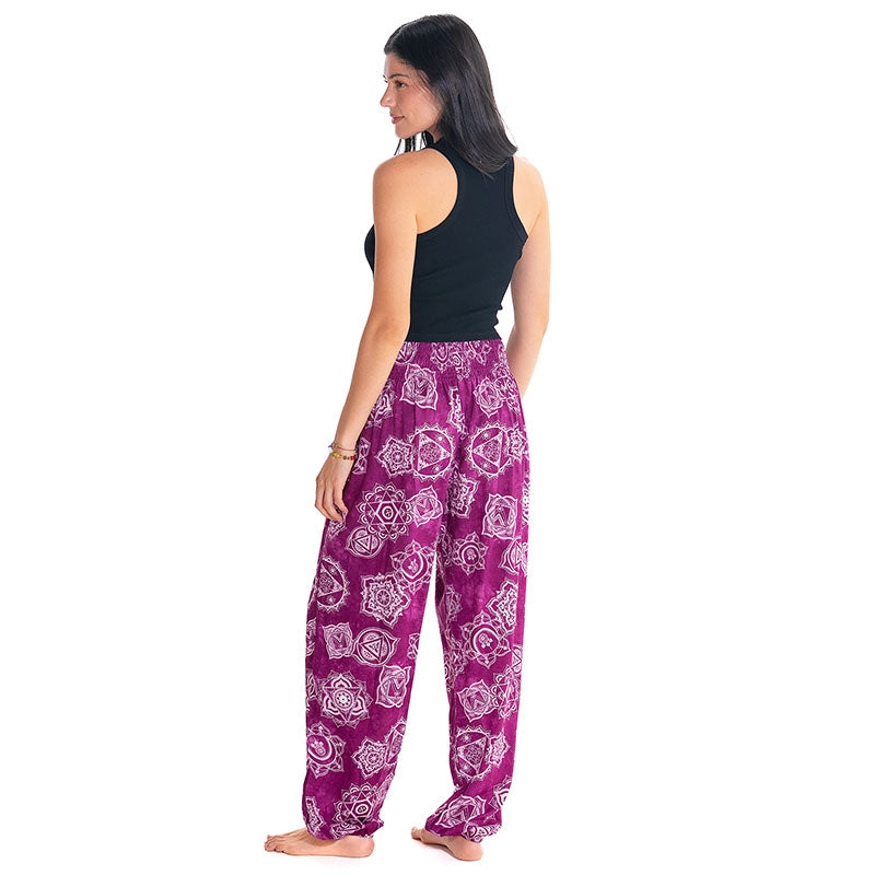 Magenta Chakra Harem Pants