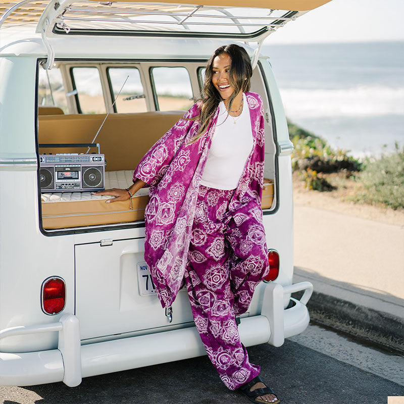 Magenta Chakra Harem Pants