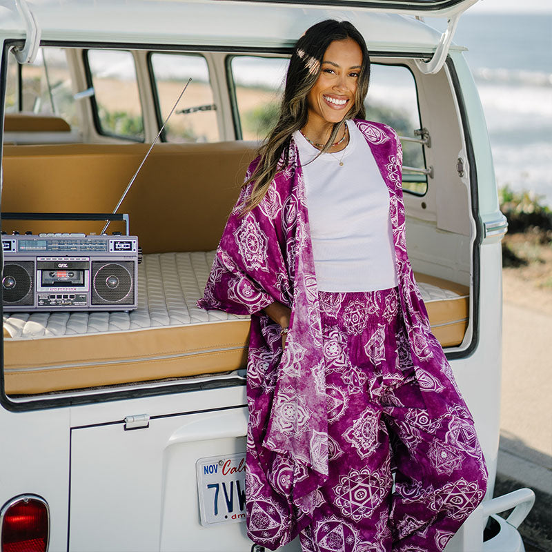 Magenta Chakra Kimono