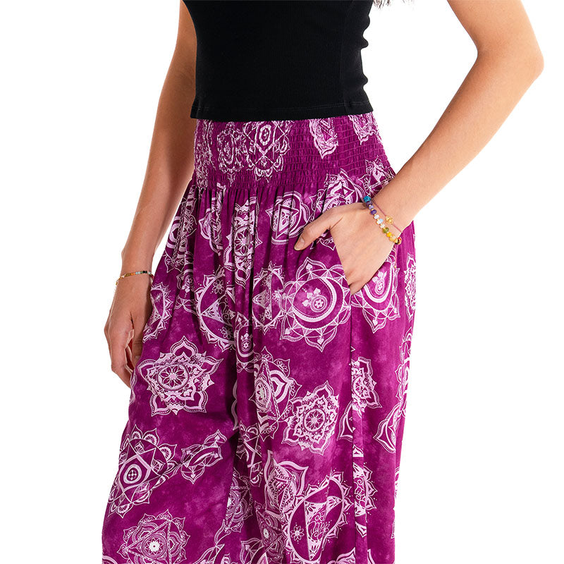 Magenta Chakra Harem Pants