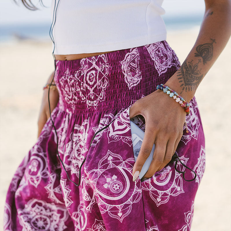 Magenta Chakra Harem Pants